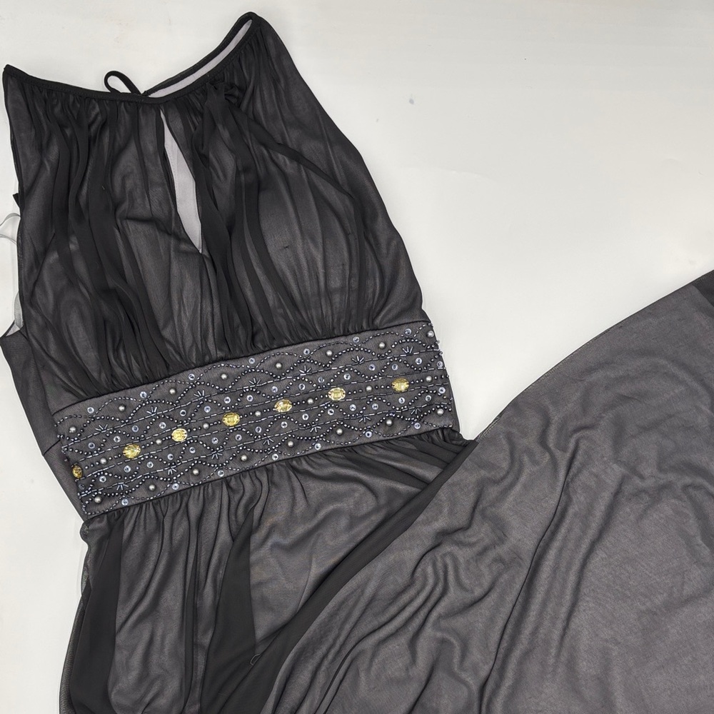 Jessica Howard Full Length Beaded Detail Dress